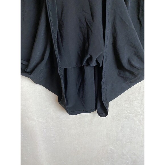 Vintage 90's Morgan McFeeters Dress Womens 6 Black Pleated Jersey Office Career - Picture 12 of 14